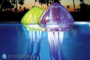 Плавающие светильники-медузы